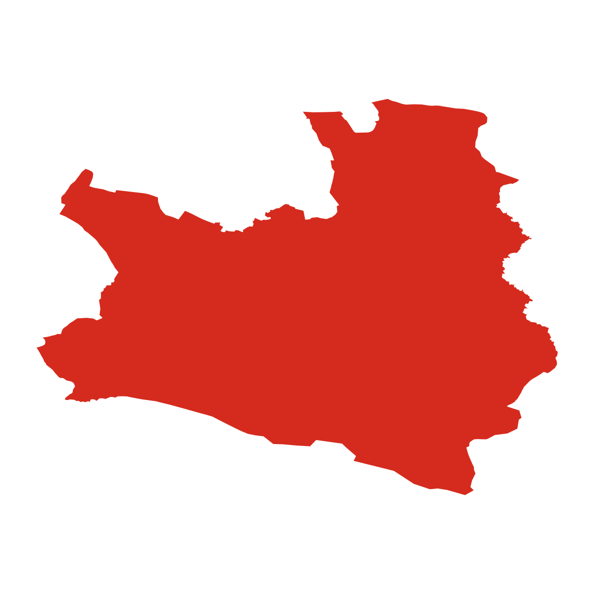 Netín boundary map