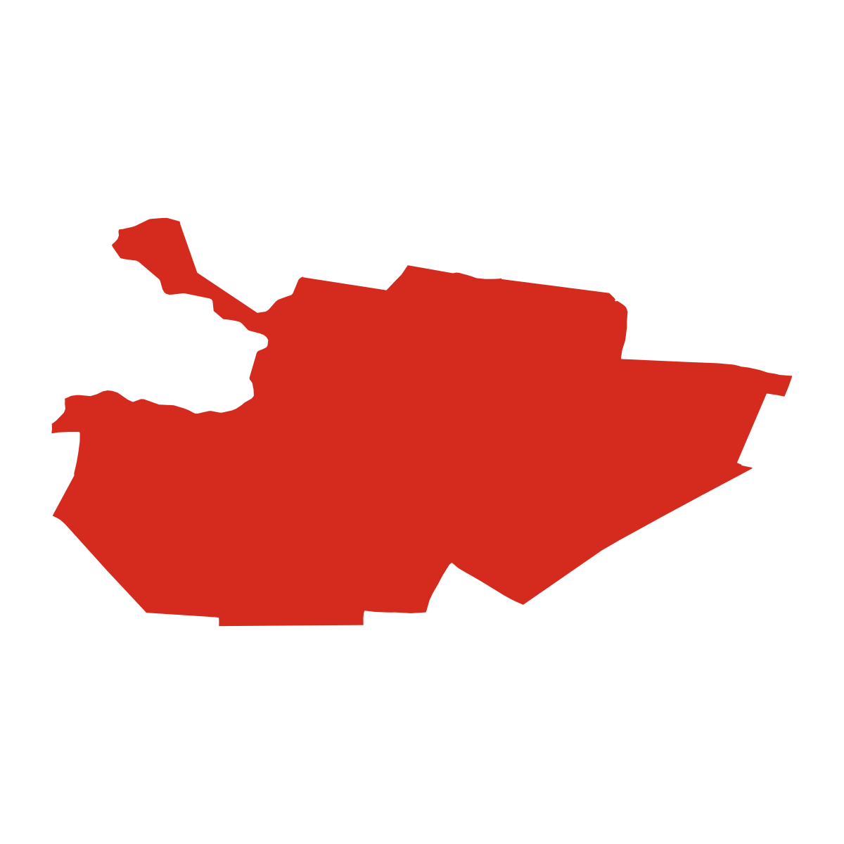 Netřebice boundary map