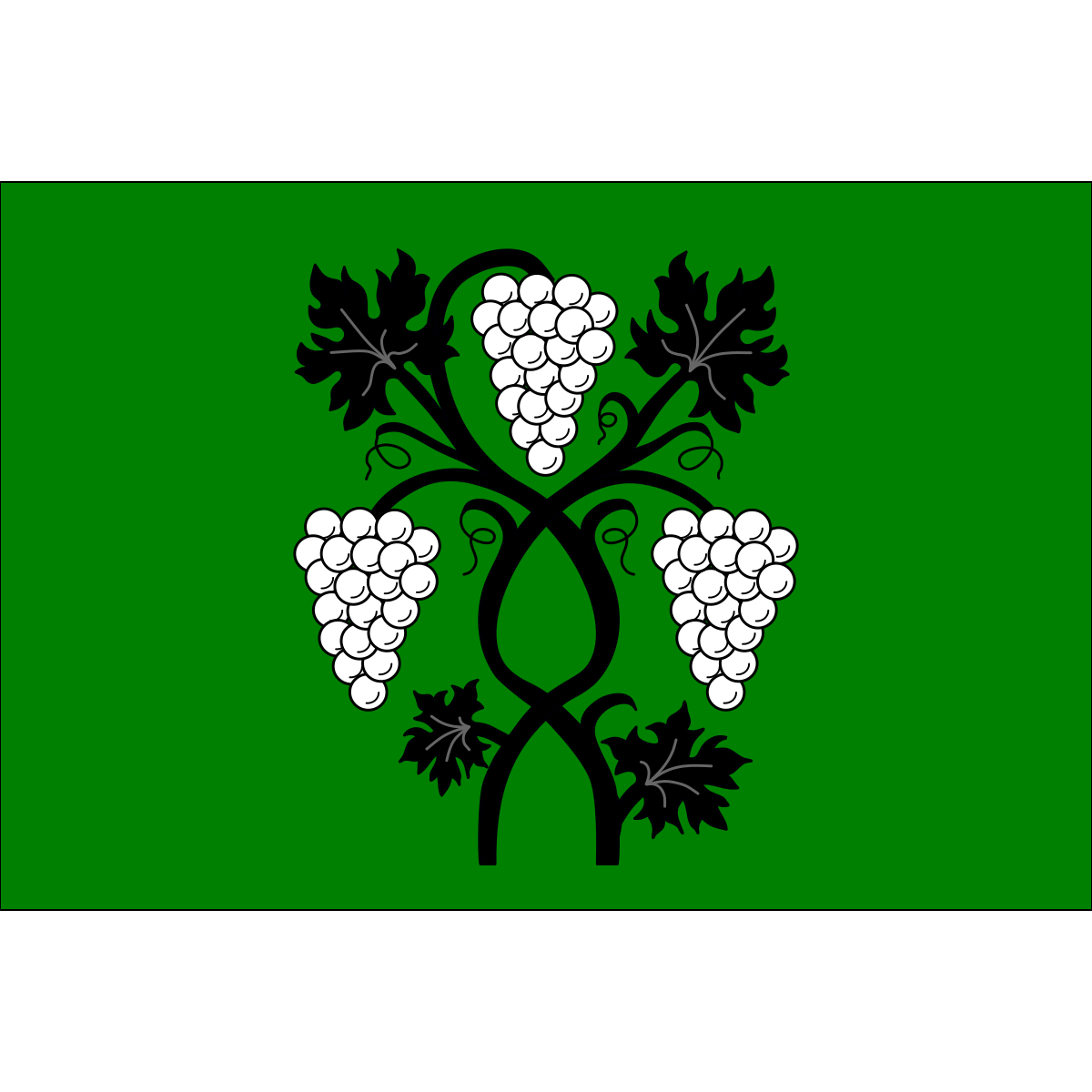 Flag of Nikolčice, South Moravian Region