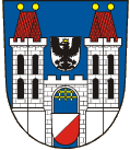 Coat of arms of Nová Bystřice, South Bohemian Region