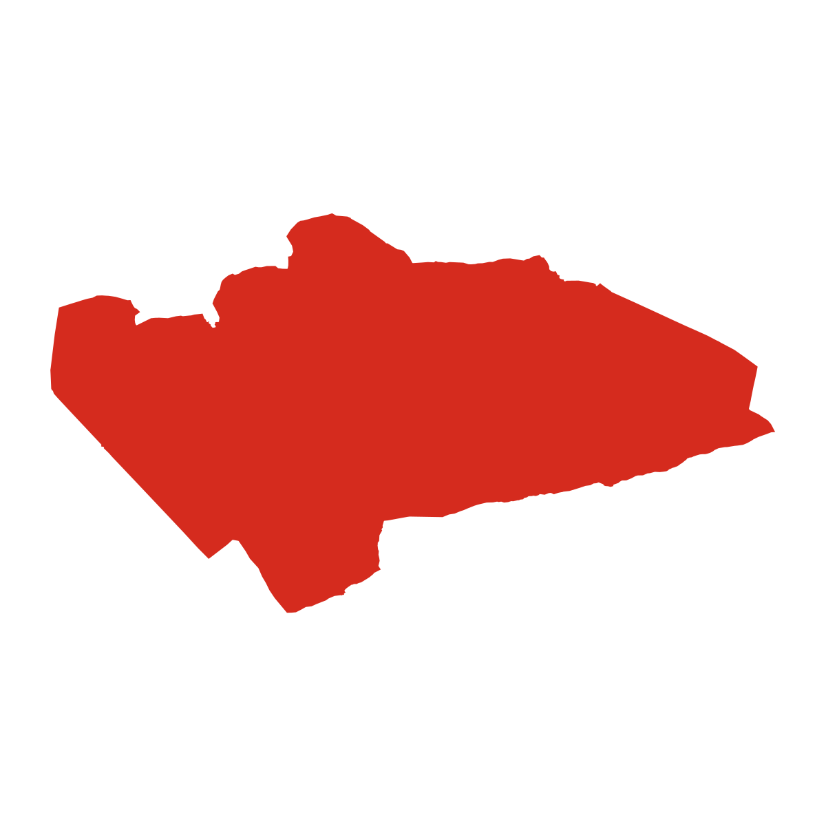 Nová Dědina boundary map