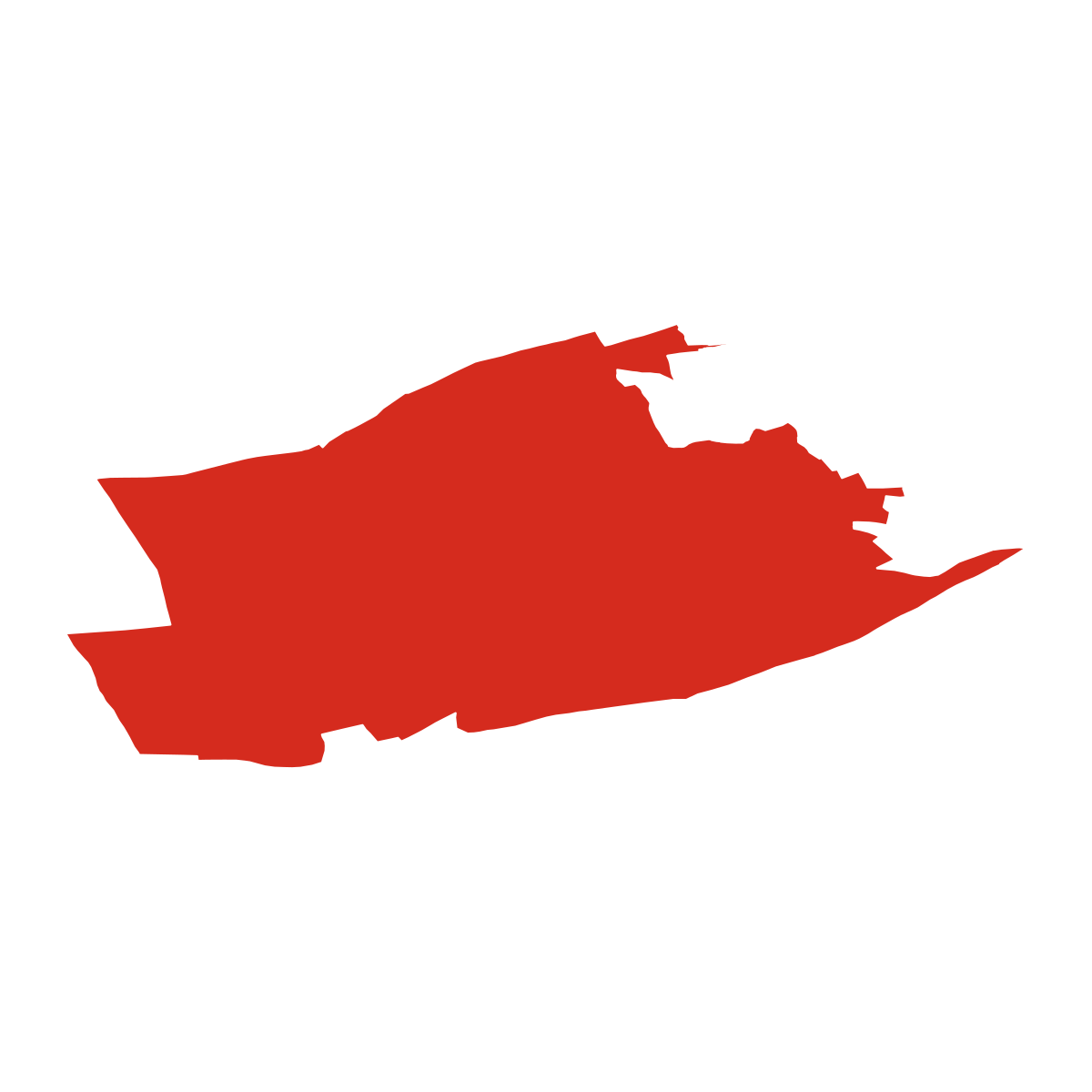 Nová Studnice boundary map