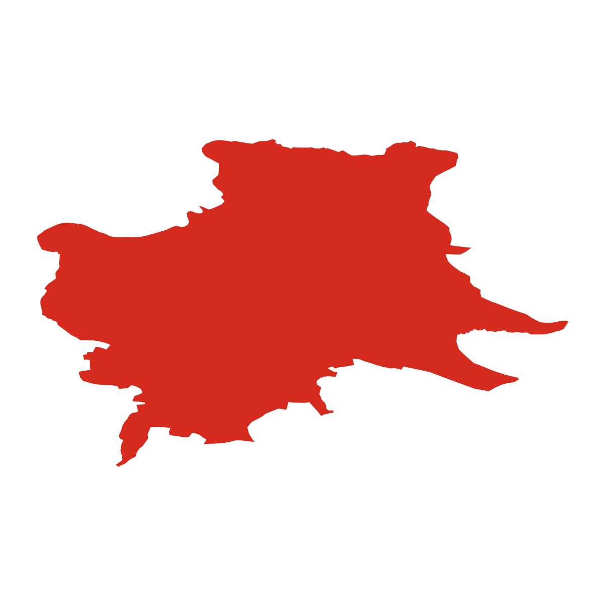 Nová Ves boundary map