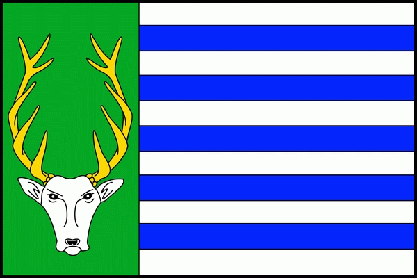 Flag of Nová Ves, Karlovy Vary Region