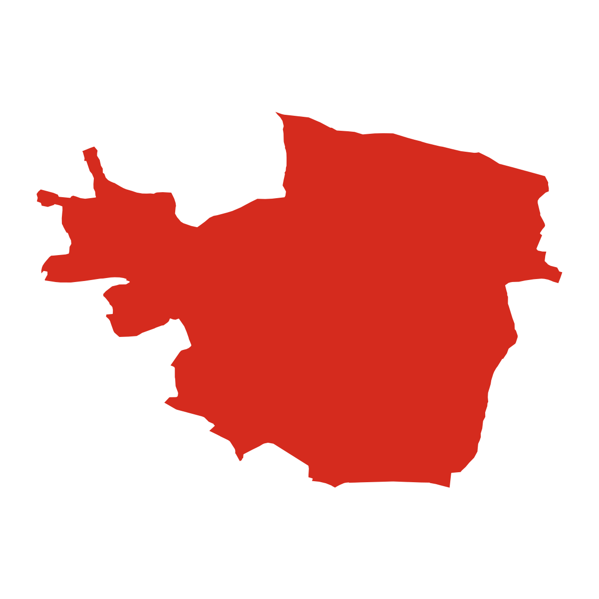 Nová Ves boundary map