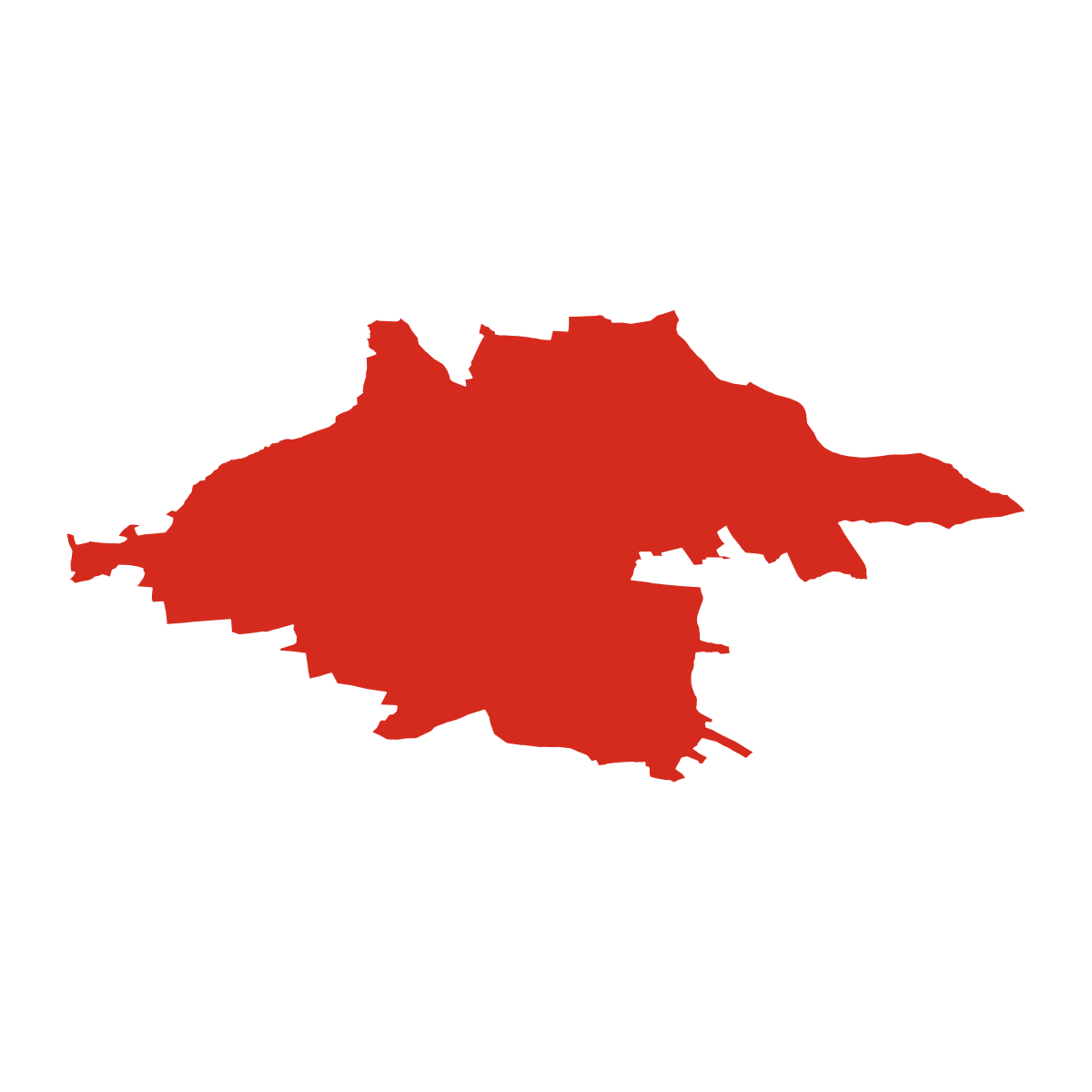Nová Ves boundary map