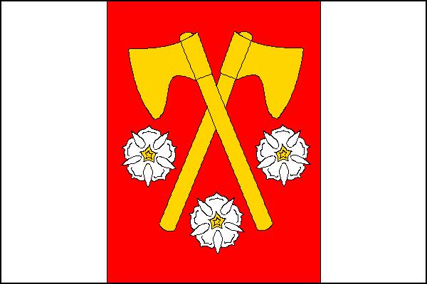 Flag of Nové Chaloupky, Olomouc Region