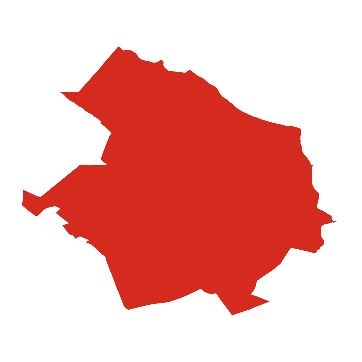 Nové Dvory boundary map