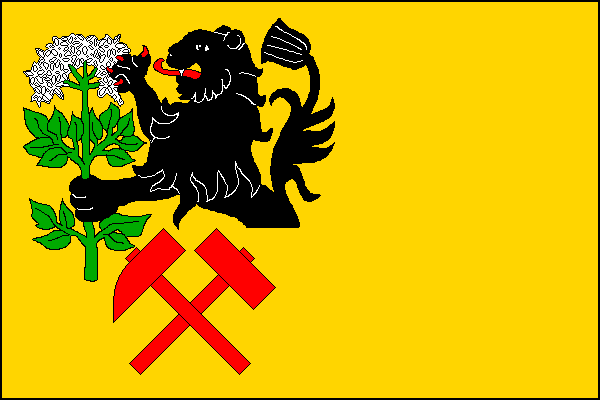 Flag of Novina, Liberec Region