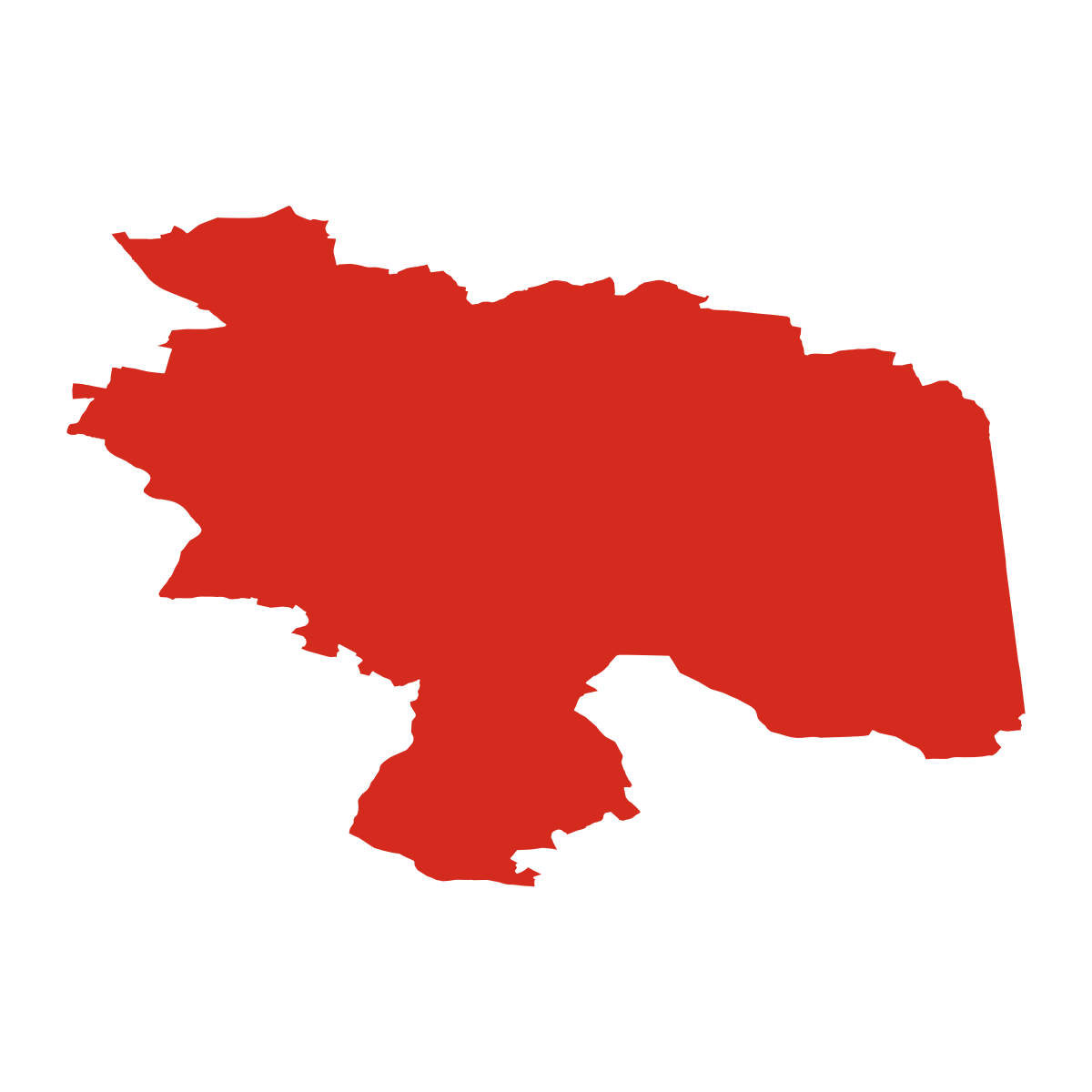 Nový Dvůr boundary map