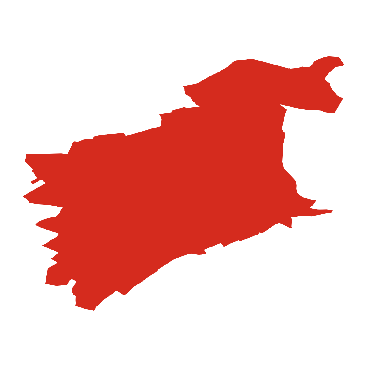 Nový Dvůr boundary map