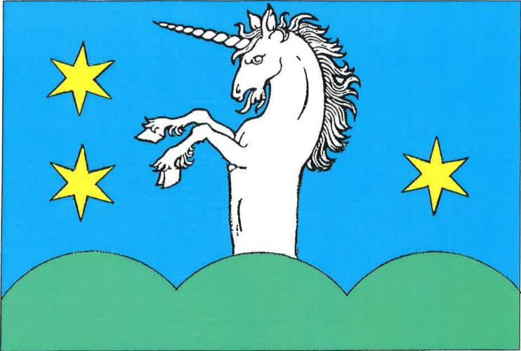 Flag of Nový Dvůr, Pardubice Region
