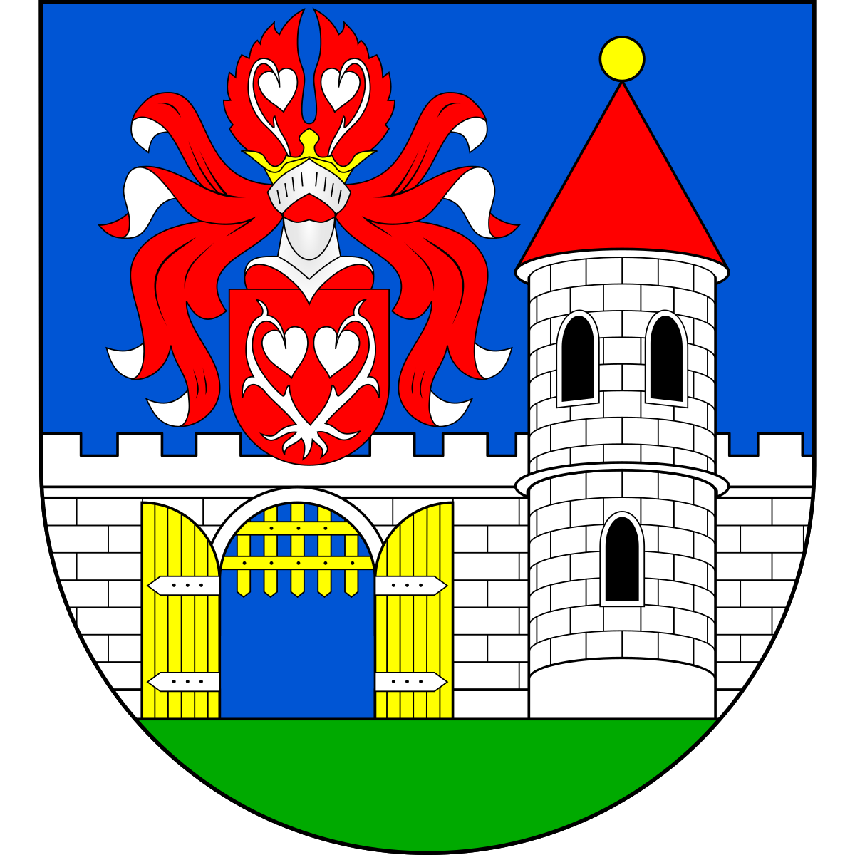 Coat of arms of Obora, Hradec Králové Region