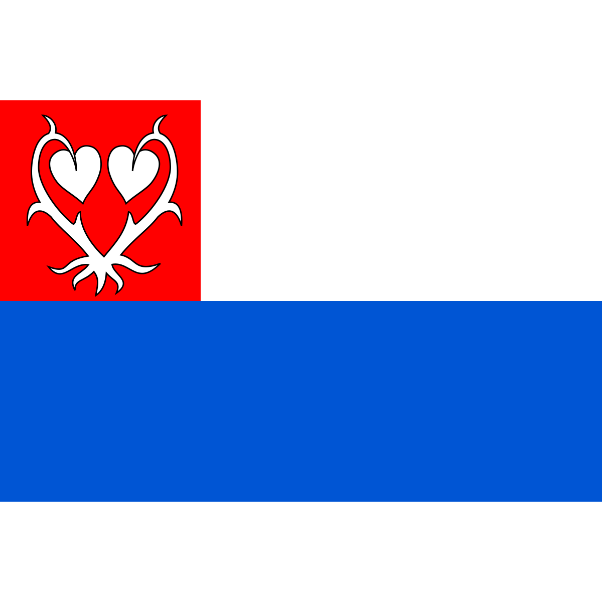Flag of Obora, Hradec Králové Region