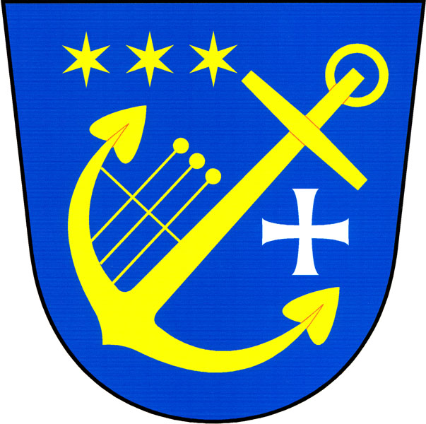 Coat of arms of Obříství, Central Bohemian Region