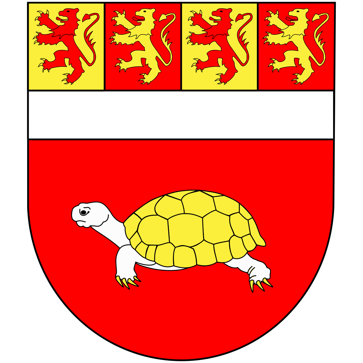 Coat of arms of Obyčtov, Vysočina Region