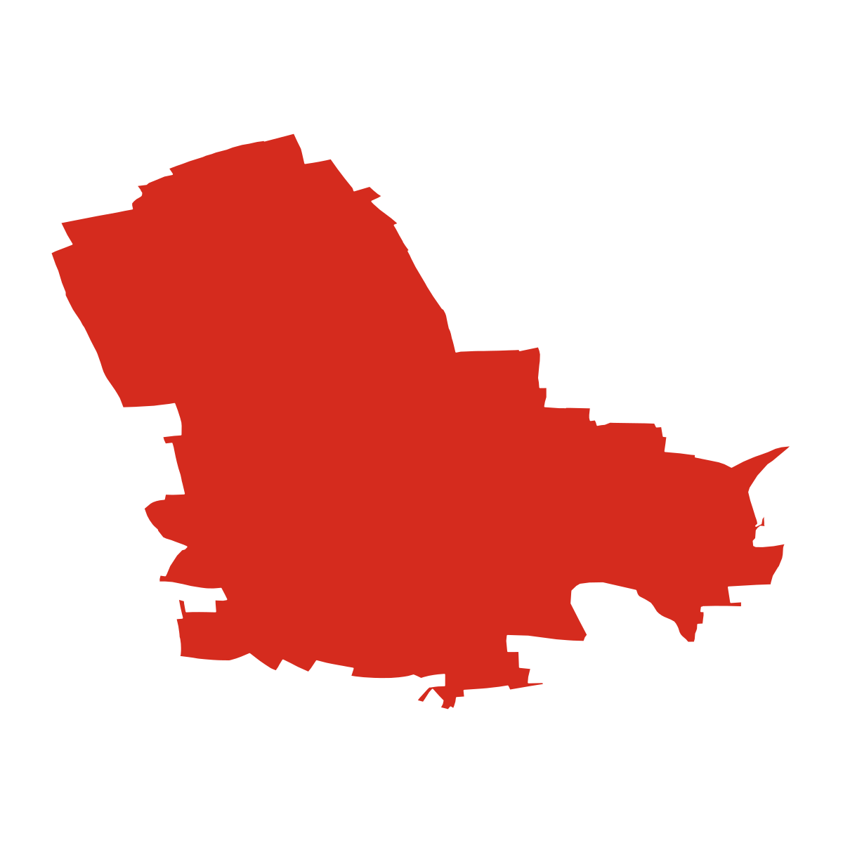 Odolena Voda boundary map