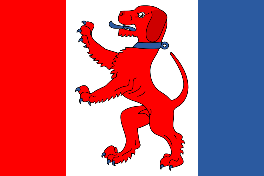 Flag of Odřepsy, Central Bohemian Region