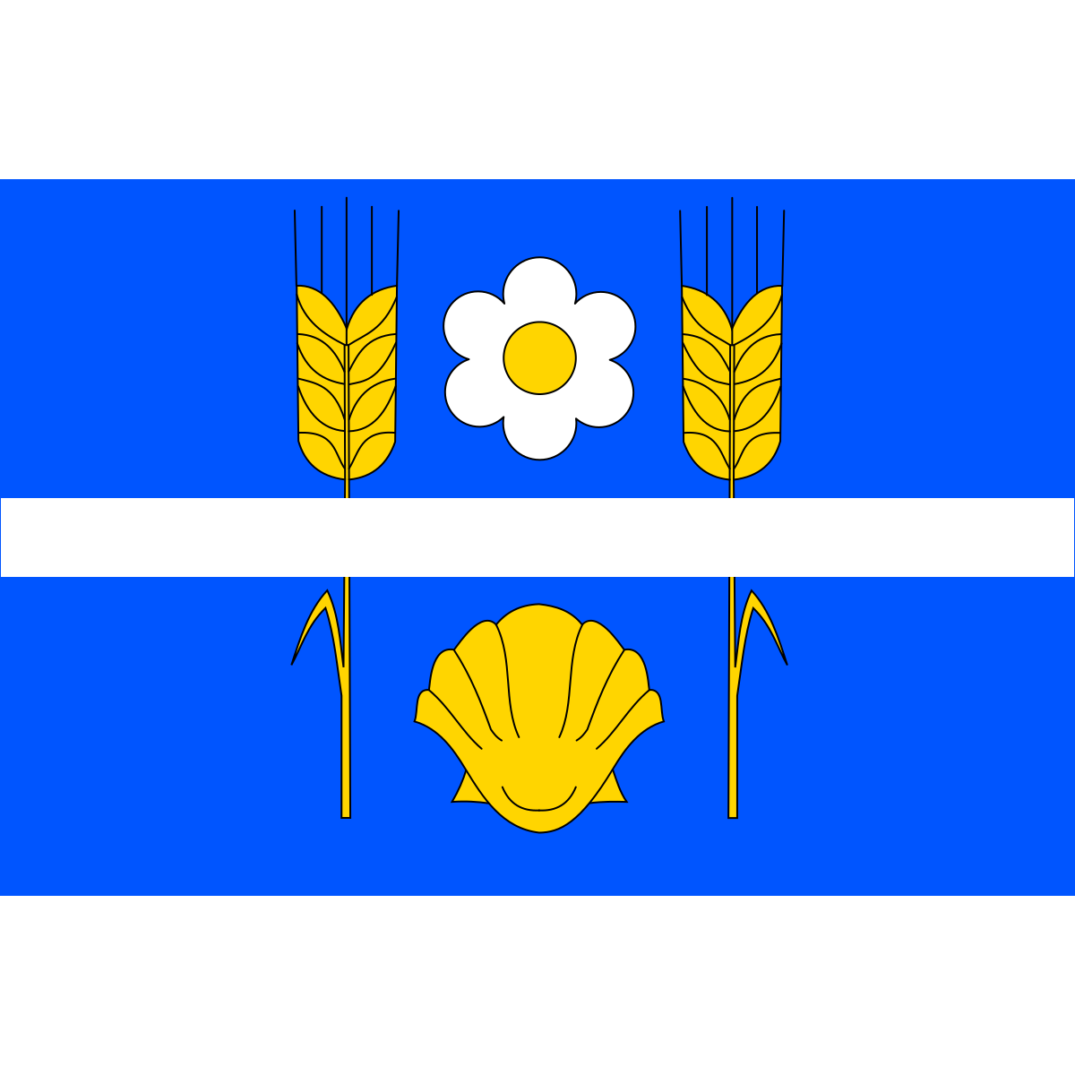 Flag of Odunec, Vysočina Region