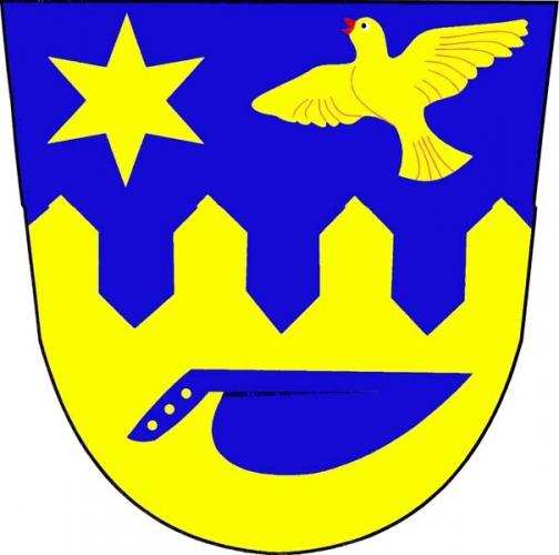 Coat of arms of Okluky, Olomouc Region
