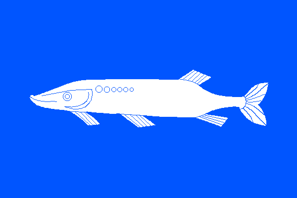 Flag of Okrouhlík, South Moravian Region