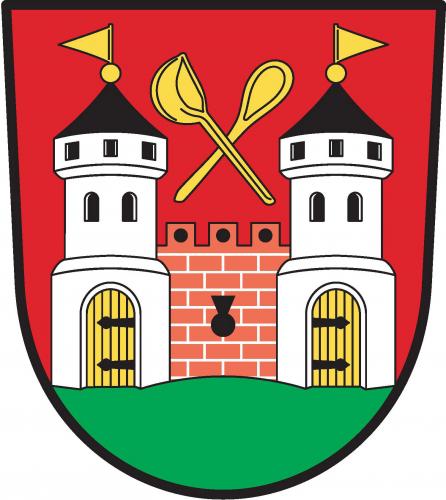 Coat of arms of Olbramkostel, South Moravian Region