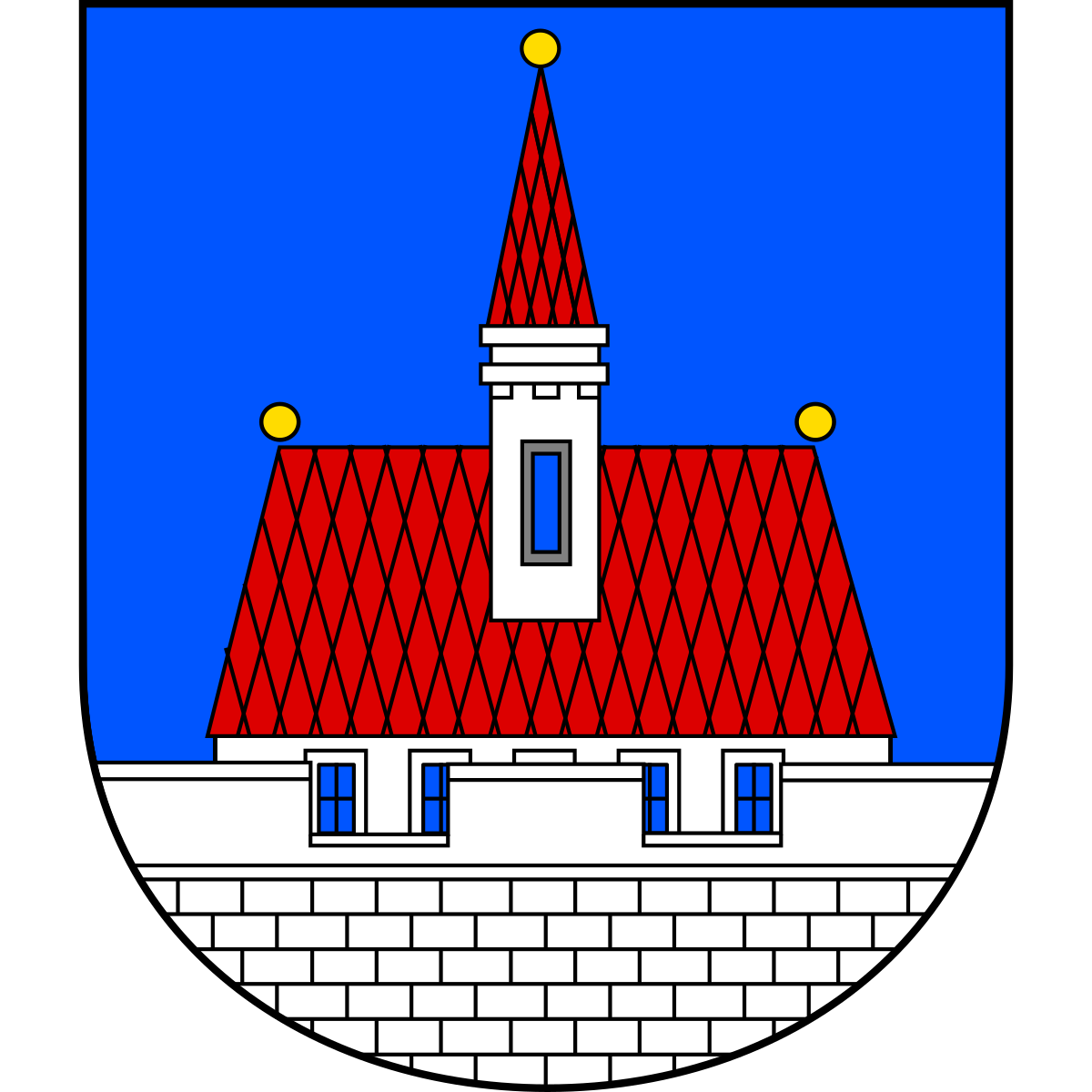 Coat of arms of Oldřichovice, Pardubice Region