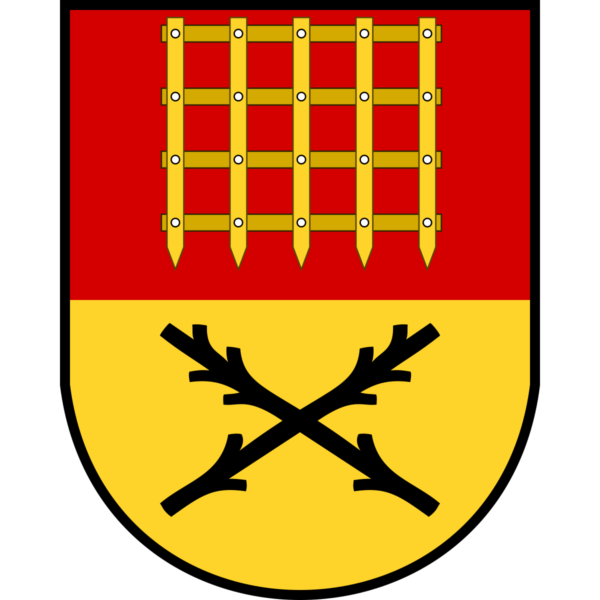 Coat of arms of Ořechov, Vysočina Region