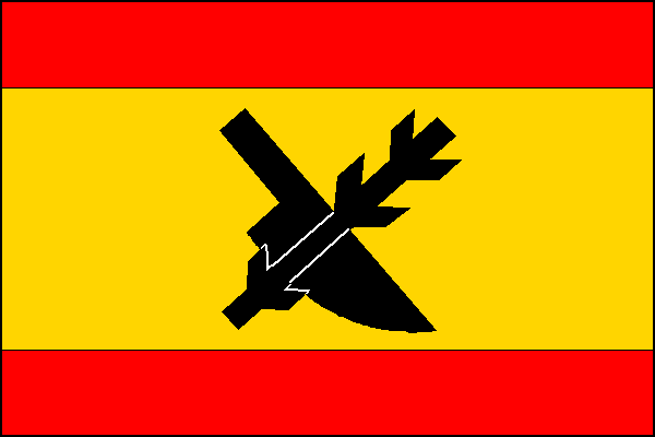 Flag of Oslnovice, South Moravian Region
