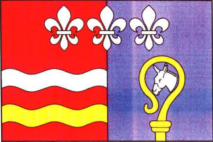 Flag of Oslov, South Bohemian Region