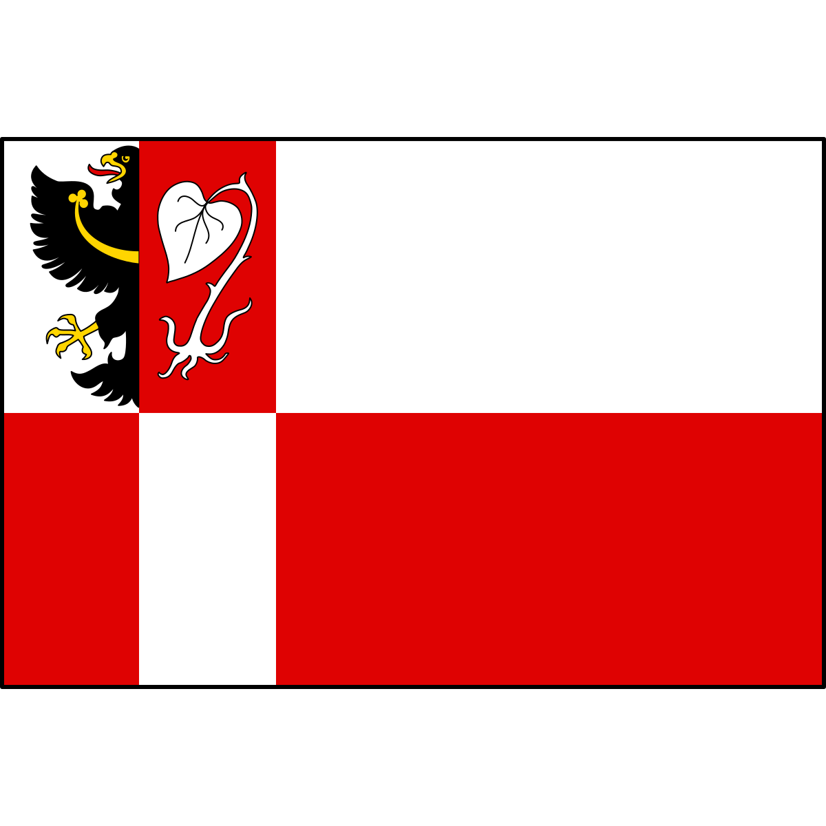Flag of Osovec, Central Bohemian Region