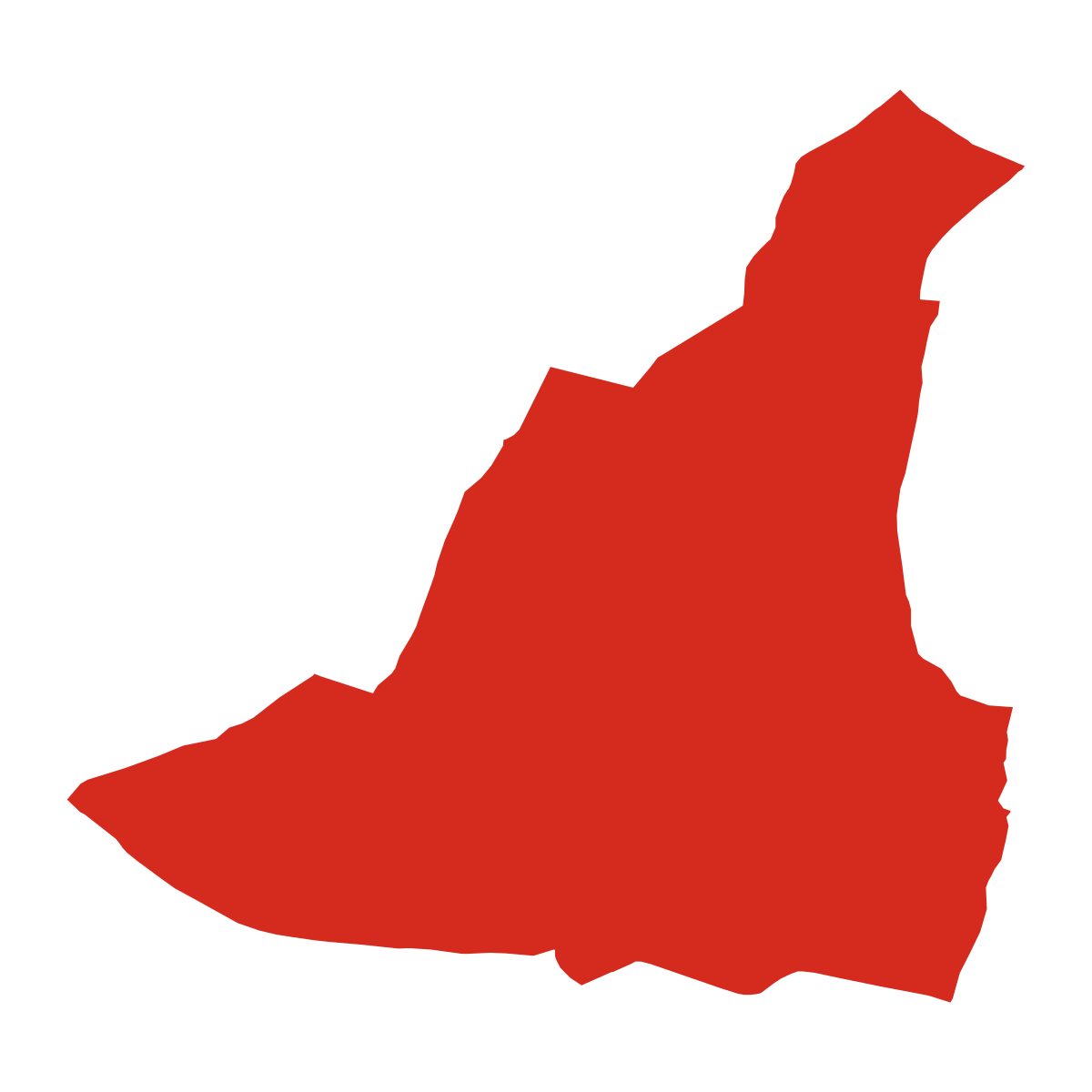 Ostrata boundary map