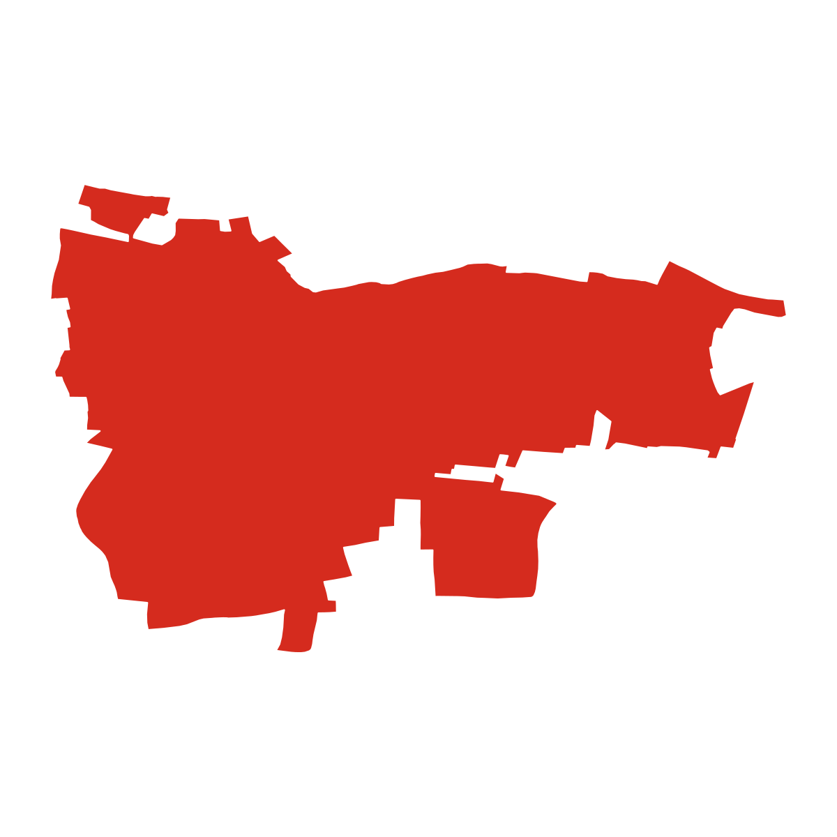 Ostřešany boundary map