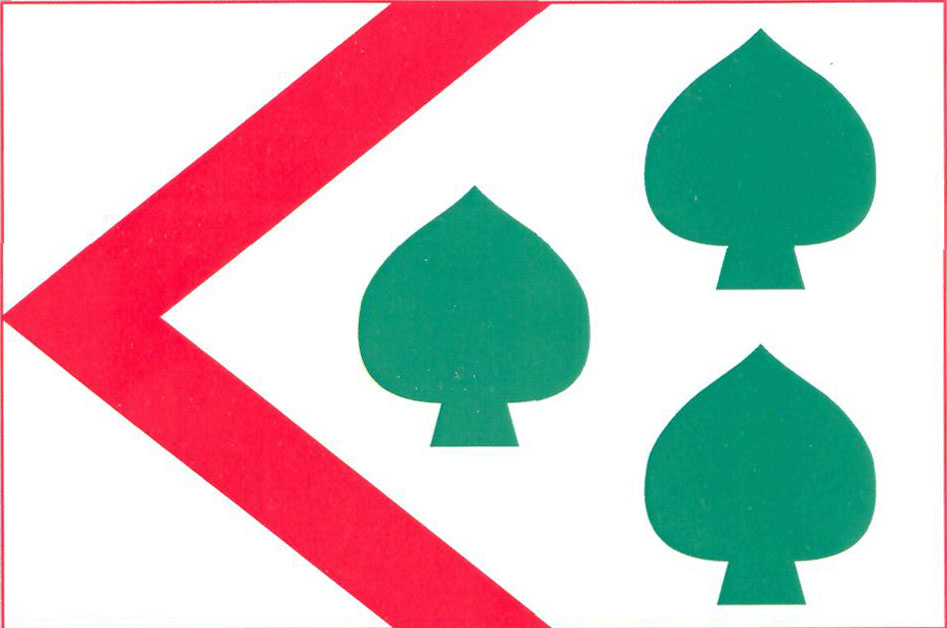 Flag of Ostřešany, Pardubice Region