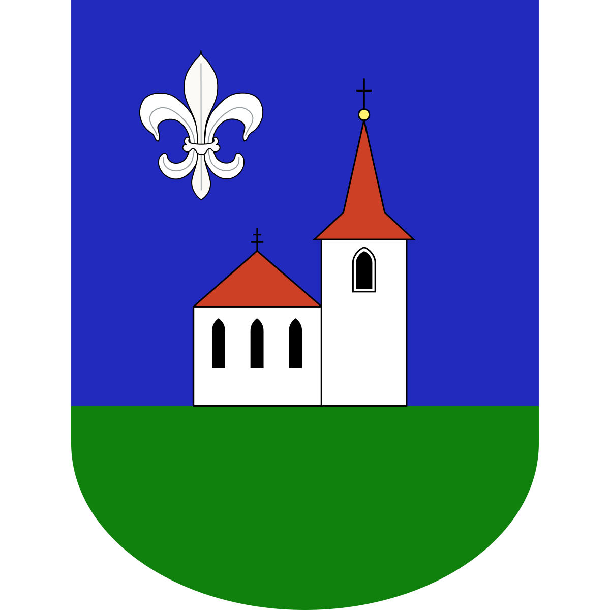 Coat of arms of Ostrov u Stříbra, Plzeň Region