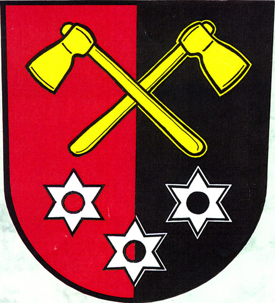 Coat of arms of Ostružná, Olomouc Region