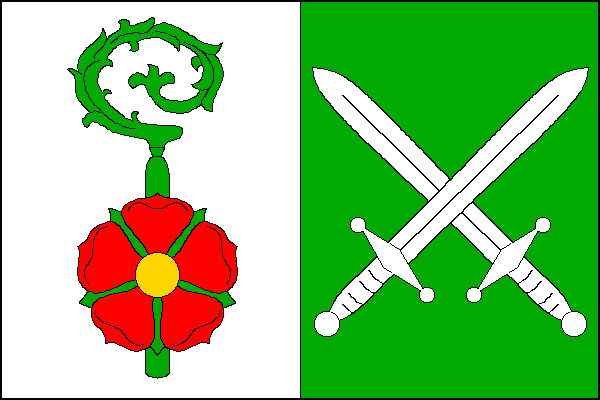 Flag of Otice, South Bohemian Region