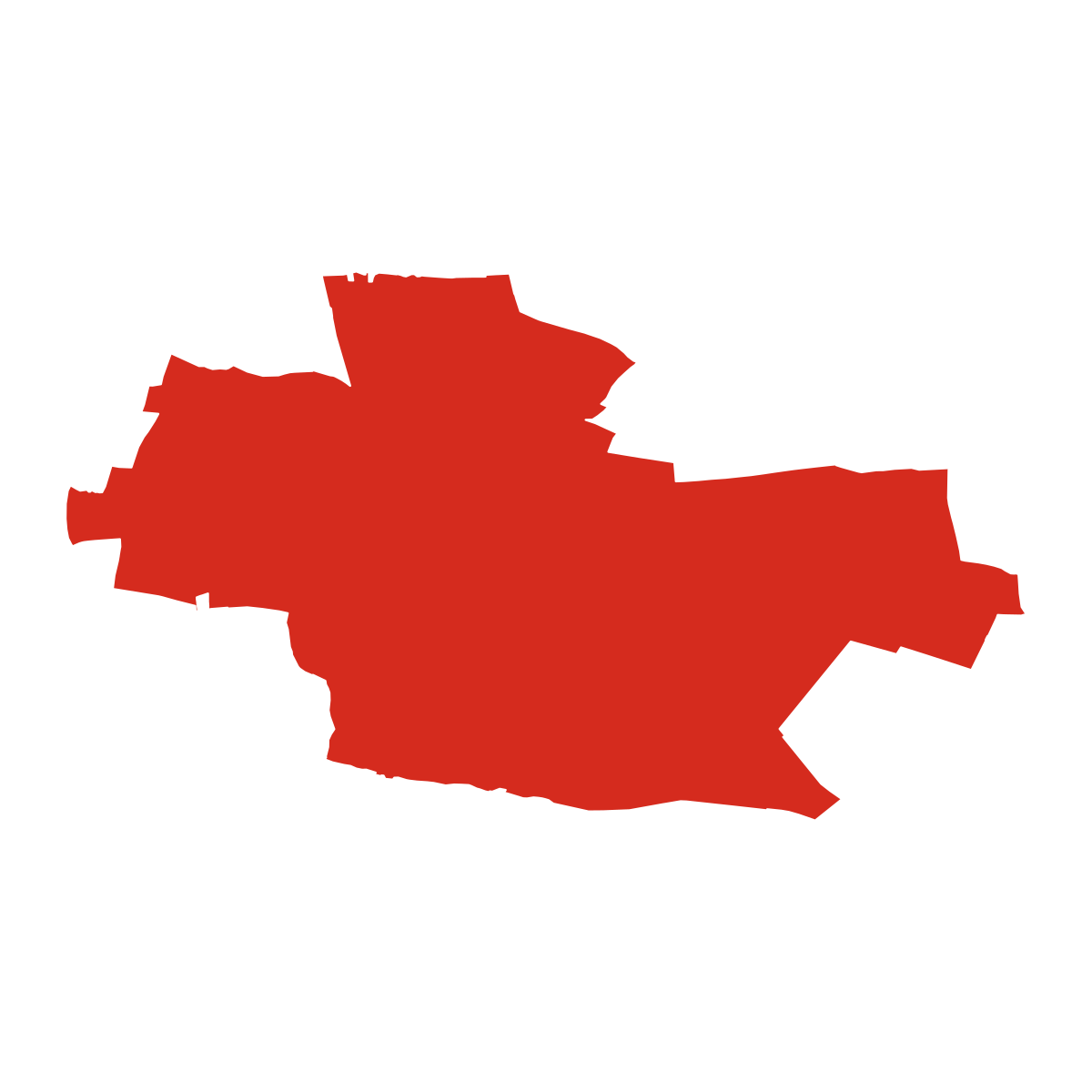 Pálovice boundary map