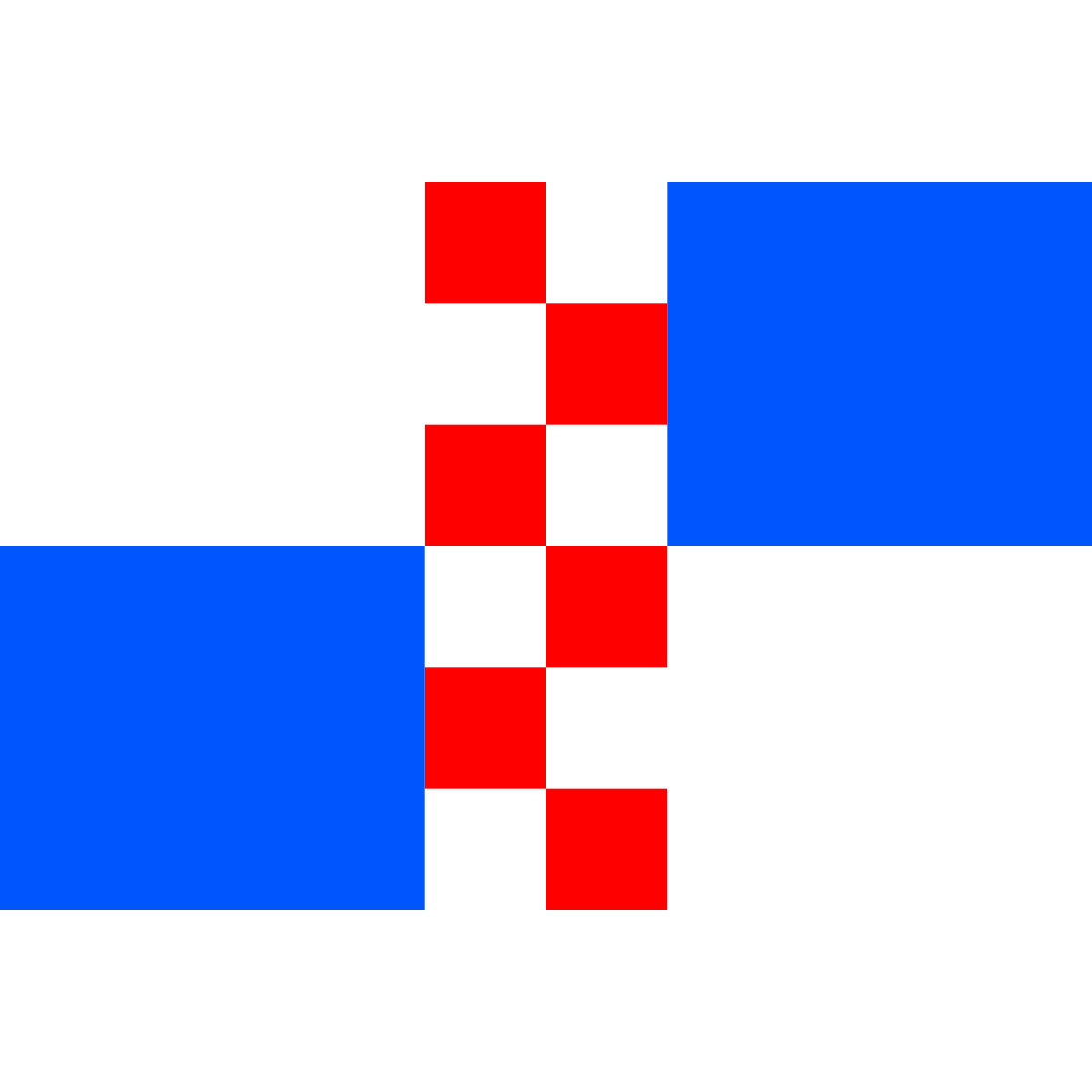Vlajka obce Panenská, kraj Kraj Vysočina