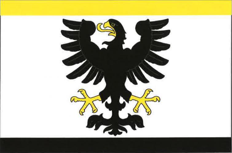 Flag of Panenský Týnec, Ústí nad Labem Region