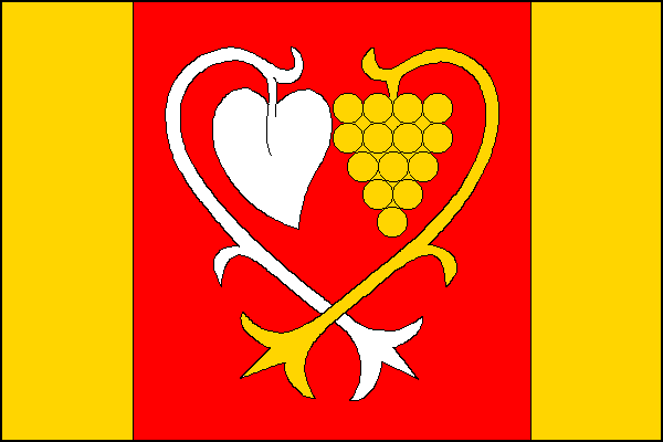 Flag of Pašovice, Zlín Region