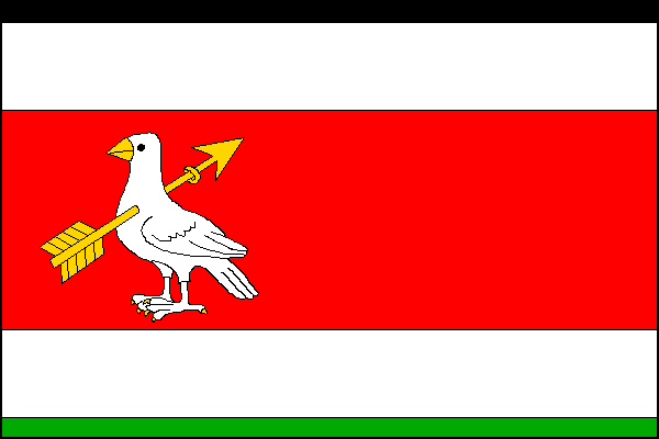 Flag of Pavlínov, Vysočina Region