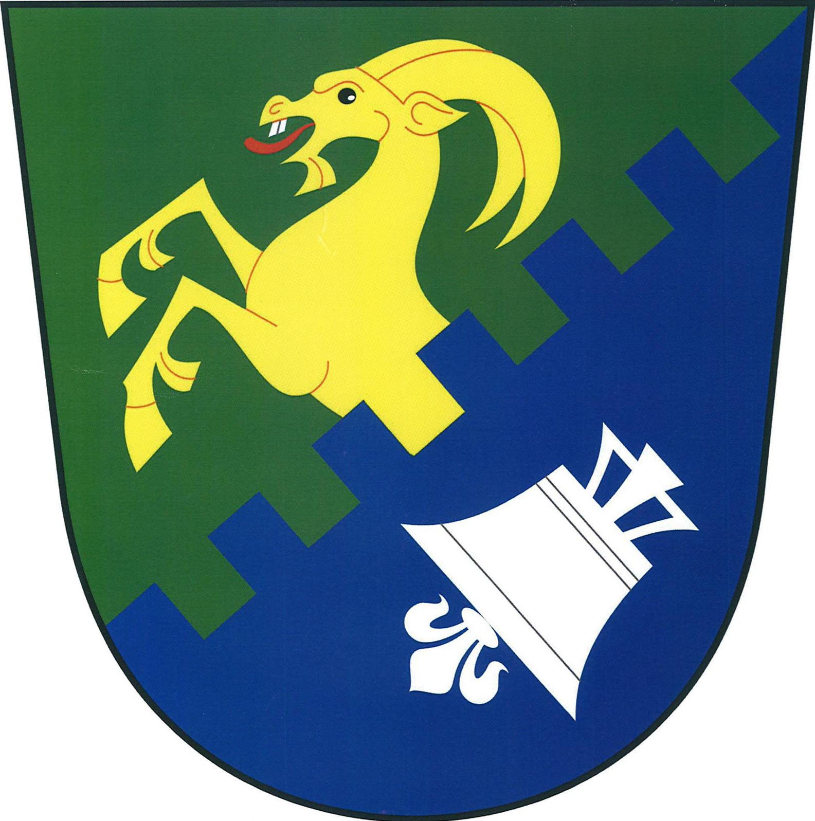 Coat of arms of Pěčice, Central Bohemian Region