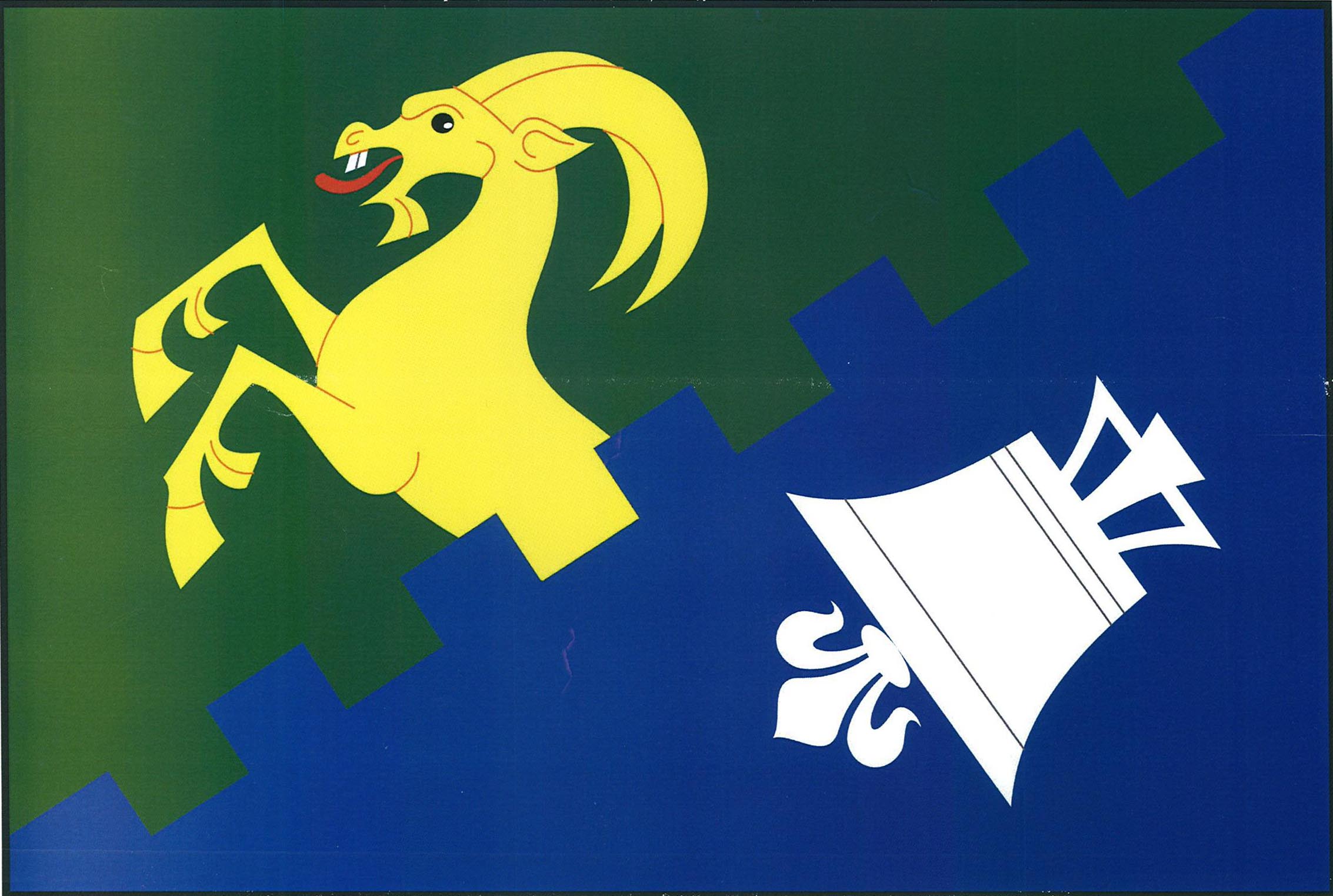 Flag of Pěčice, Central Bohemian Region