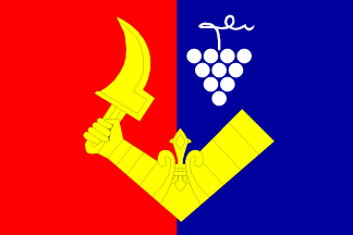 Flag of Petrov, South Moravian Region