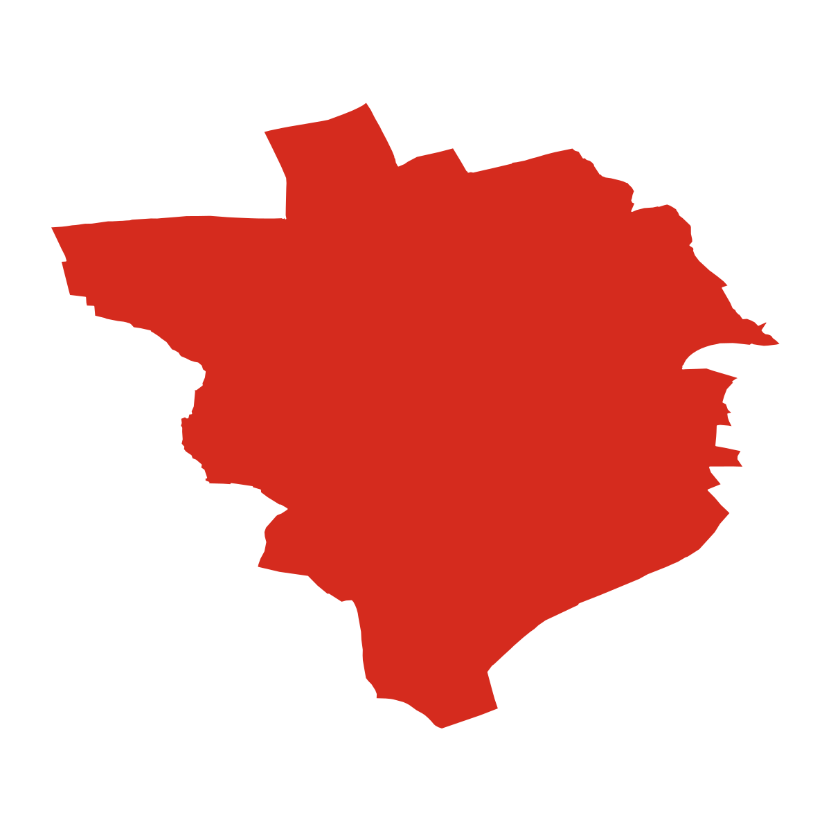 Petrovice boundary map