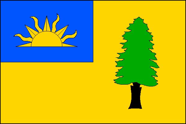 Flag of Písečná, Moravian-Silesian Region