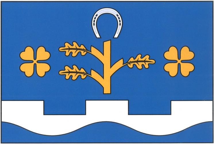 Flag of Pňov-Předhradí, Central Bohemian Region