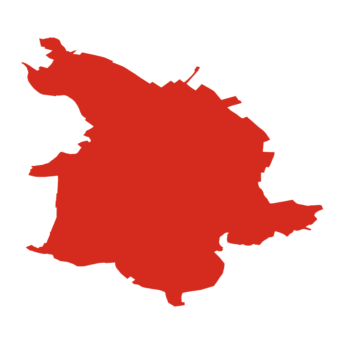 Poděbrady V boundary map