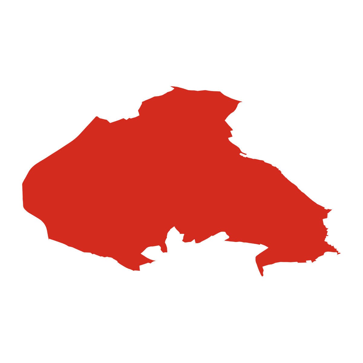 Podhradí boundary map